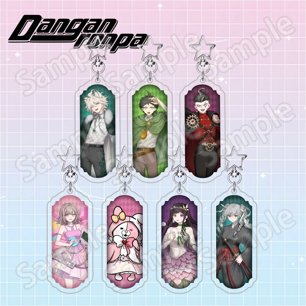 Danganronpa 2: Goodbye Despair Nagito Komaeda Chiaki Nanami Gundham Tanaka 6cm Acrylic keychain Anime Collectible fan Gift