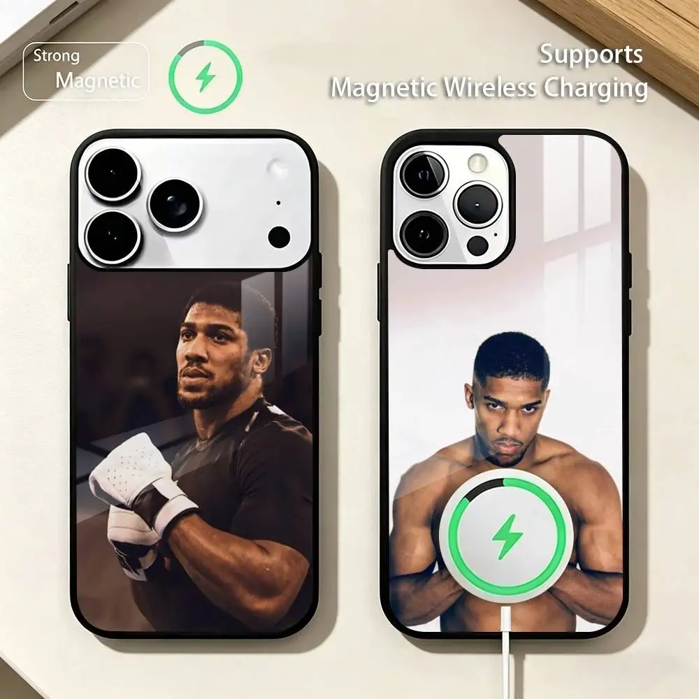 

A-Anthony J-Joshua Boxer Phone Case For iPhone17,16,15,14,13,12,11 Plus,Pro Compatible with magnetic wireless charging