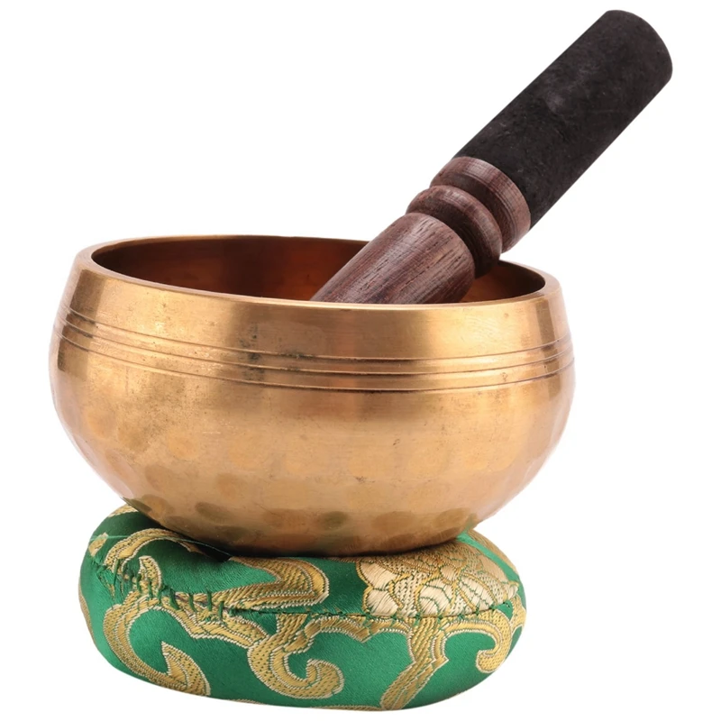 

3X Nepal Handmade Copper Tibetan Bowl Yoga Meditation Chanting And Buddhist Music Bowl