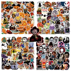 50pcs Halloween Theme Stickers Hallow Pumpkin Witch Graffiti DIY Luggage Laptop Skateboard Phone Decal Sticker Toys