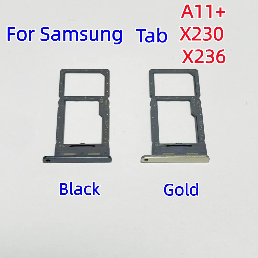Tacka na kartę SIM, karty SD, szufladka na chip, uchwyt na kartę do Samsung Galaxy Tab A11 A11+ A11Plus X130 X135 X230 X236 — zdjęcie produktu 3