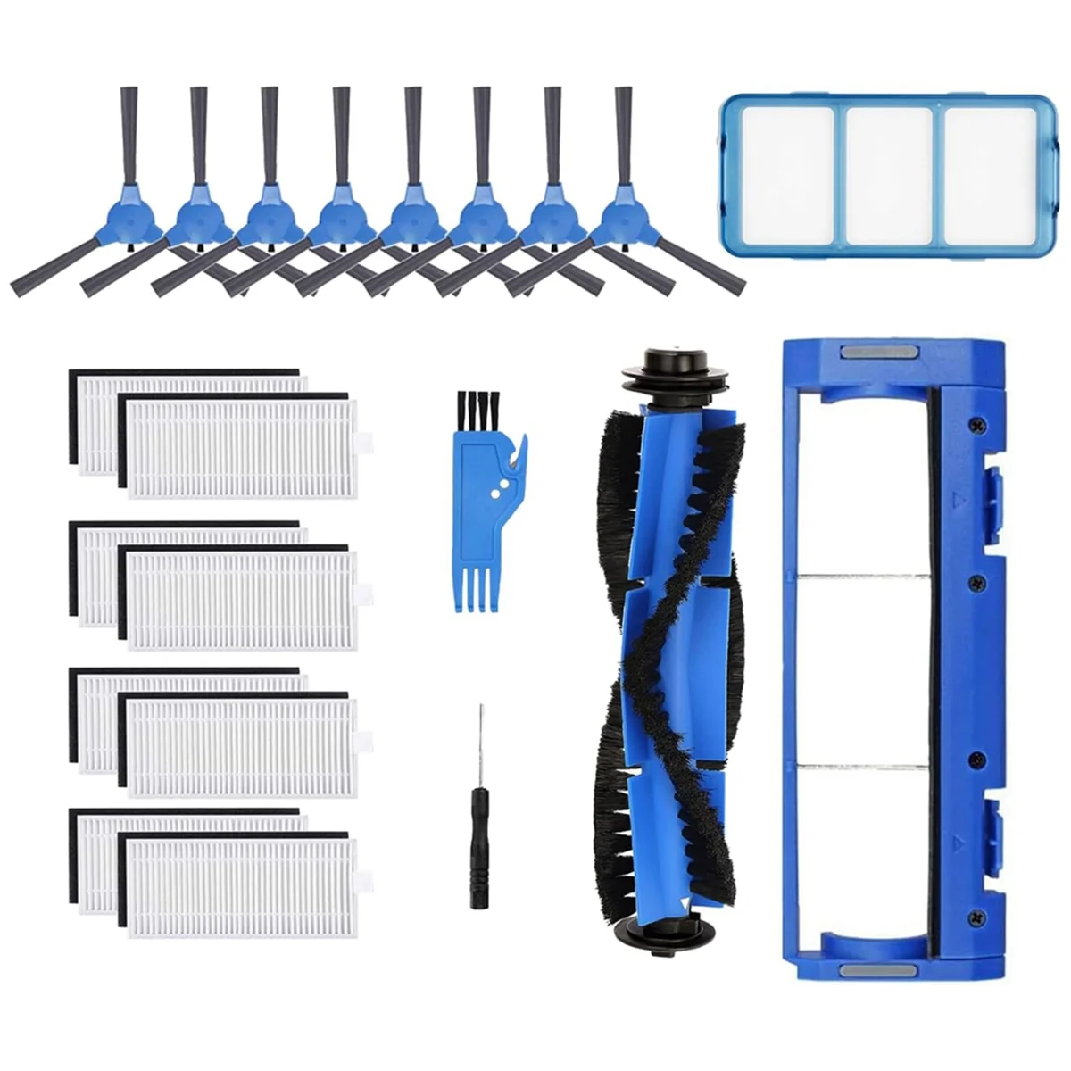 For Eufy RoboVac 11S 30 30C15C 15T 12 35C Robotic Vacuum Cleaner Replacement Parts Filters Side Brushes Rolling Brush