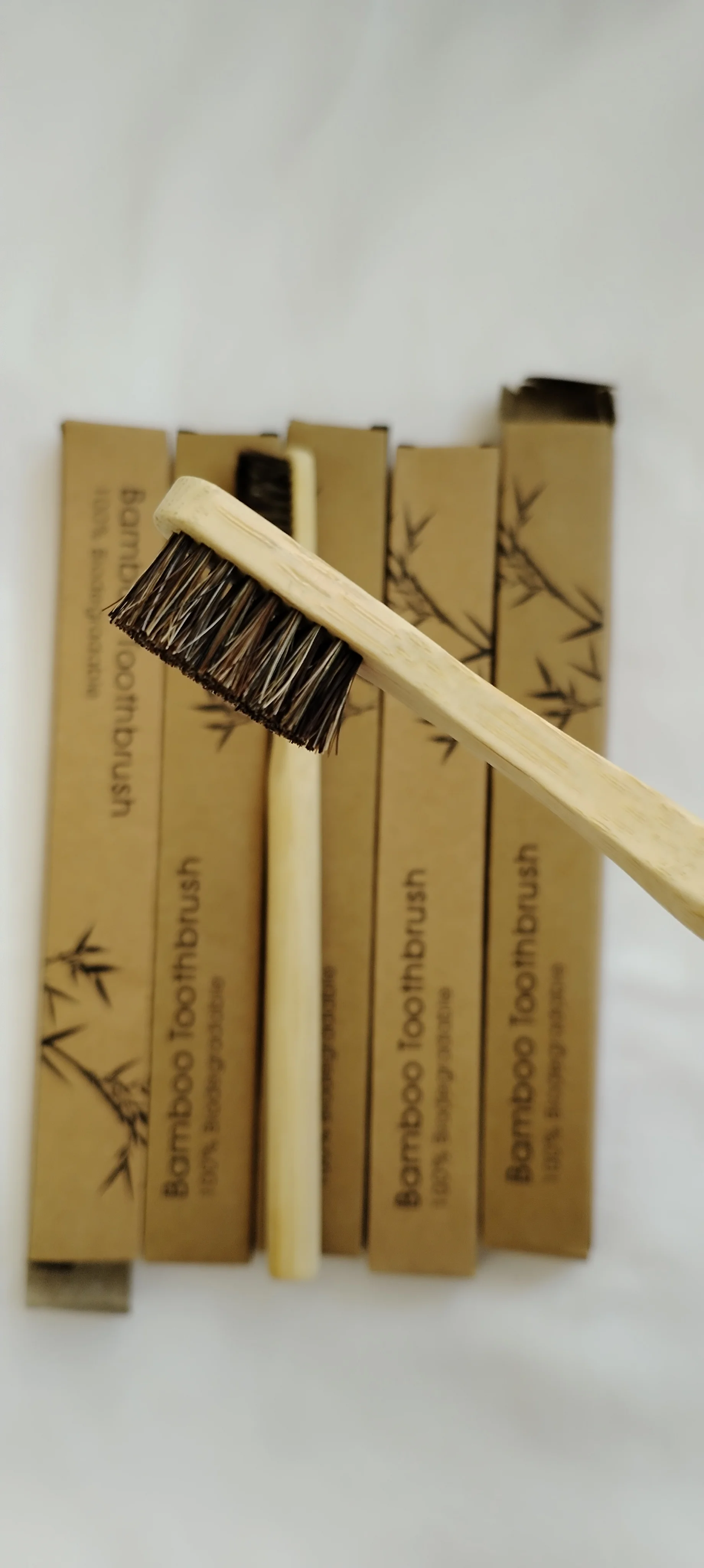 말갈기로 만든 대나무 칫솔(10개입) - 플라스틱 사용 - Bamboo Toothbrush 리뷰 및 가격