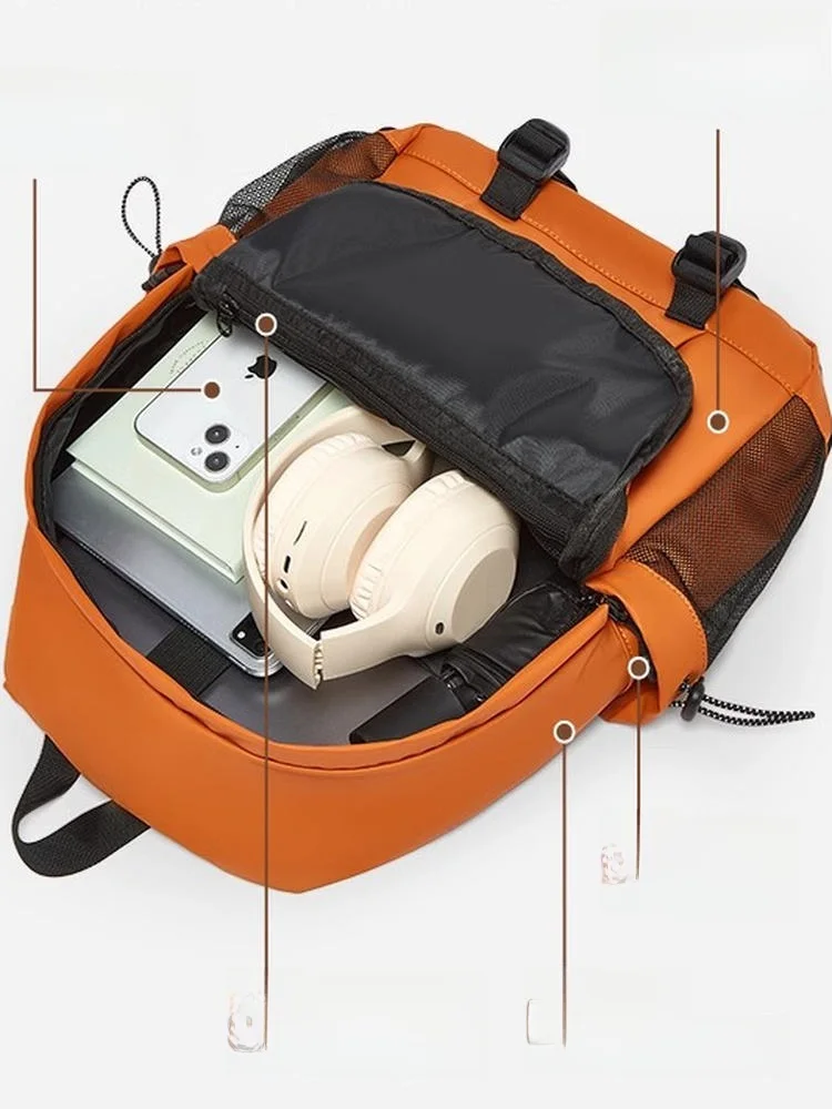 Borsa a tracolla morbida leggera e impermeabile di grande capacità per pendolari da viaggio ex Bapa Multiple kets Neutral Sle