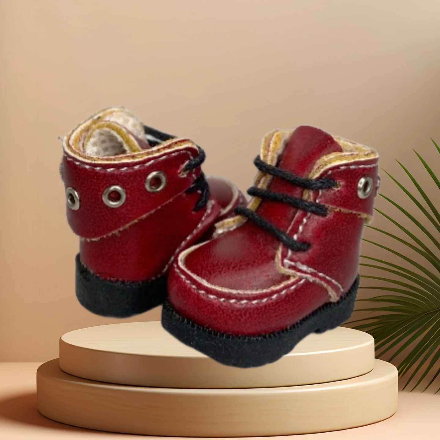 Tilda Puppenstiefel für Blythe Puppenspielzeug, 1/6 Gelenkpuppenschuhe für OB24 OB22 Azone BJD Puppet Mädchen Kleidung Kleid Schuhe Zubehör