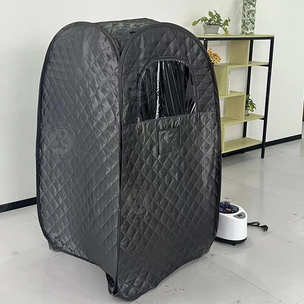 Popular Portable Home Full Body Home Sauna Tent Portable Wet Sauna And Steam Stand Up Sauna For Sale For Recovery