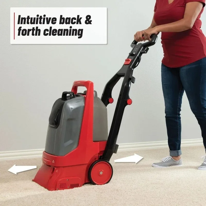 Pack Carpet Cleaner Large Red Vacuum Cleaner Solid Construction Easy To Operate Beautiful and Durable Solid Construction