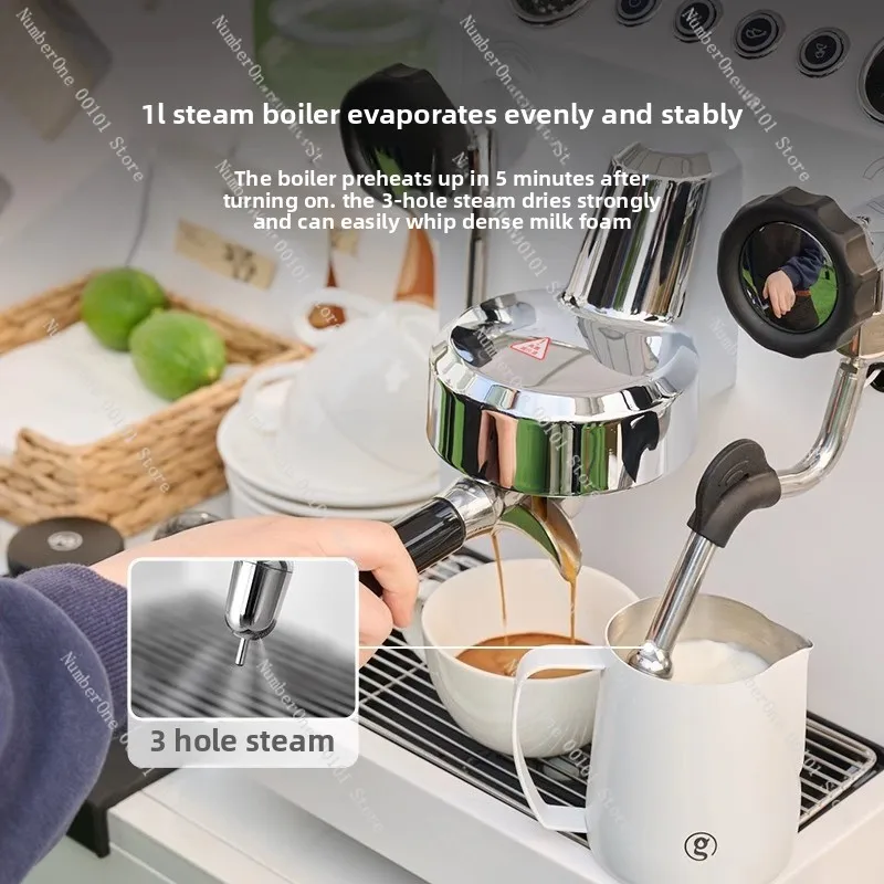 G3145/B Dual Eye Home Commercial Semi-Automatic Coffee Machine - Espresso Machine