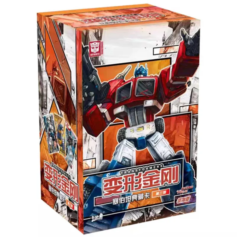 KAYOU Transformers Cards Anime AUTOBOT Optimus Prime Bumblebee Wheeljack Megatron Ratchet Starscream Collection Cards Toy