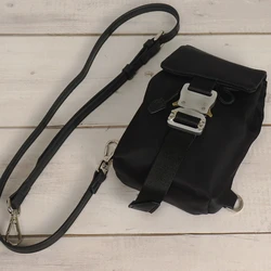 1017 Alyx 9SM Bags High Street Nylon Leather Functional Buckle Crossbody Bag Casual Men Women Mobile Phone Bags