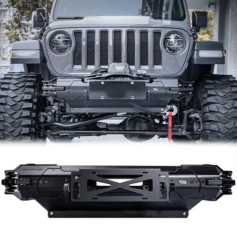 FURY Suitable for Jeep Wrangler JL JK JT Gladiator accessories modified front bumper factory wholesale