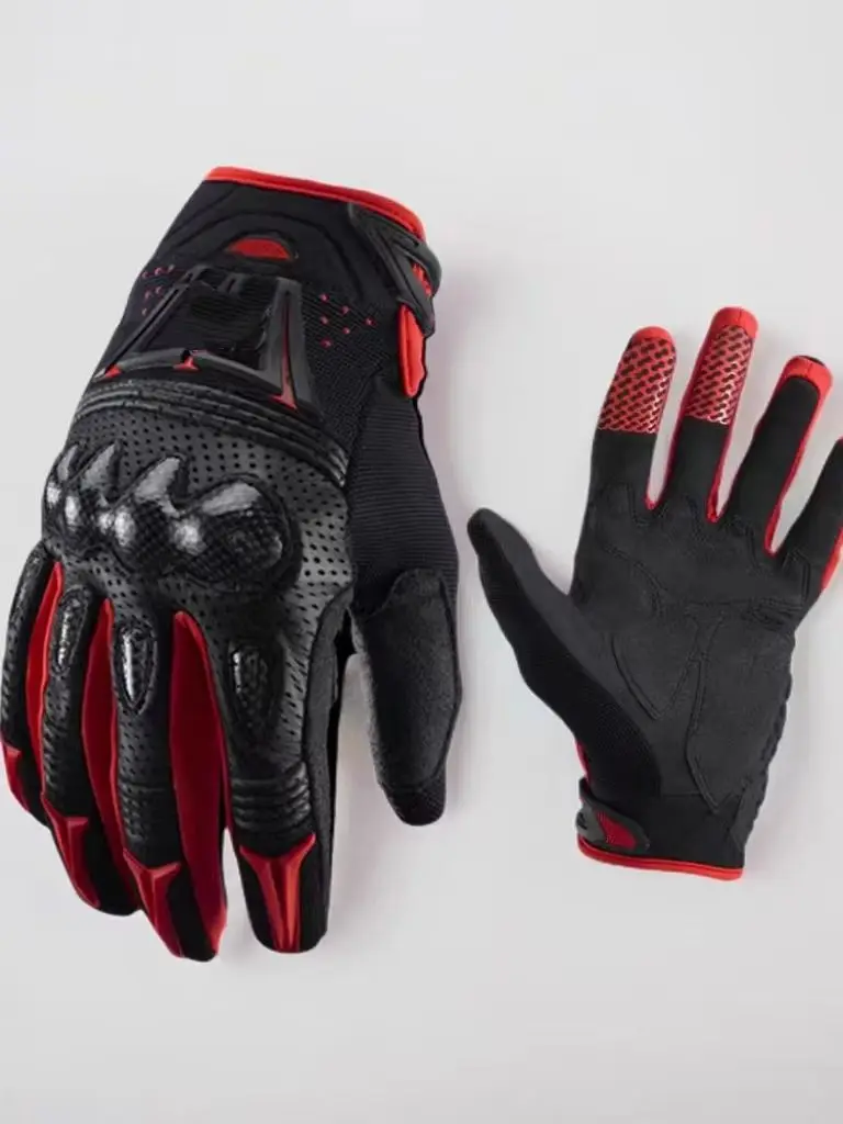AliExpress NONE carbon fiber gp mx Touch screen off-road motorcycle riding outdoor sports long finger wear