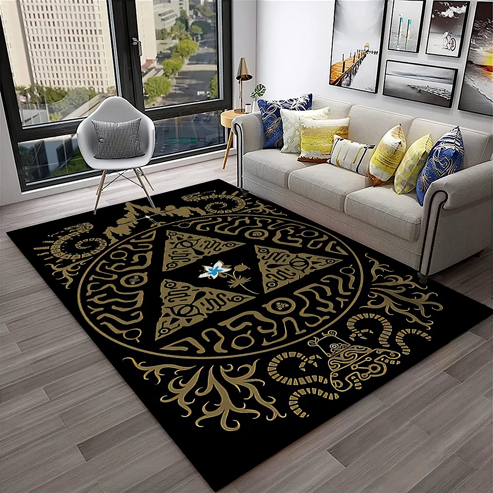 Gothic Ouija Tarot Witchcraft Horror Carpet Rug for Home Living Room Bedroom Sofa Doormat Decor,Kid Area Rug Non-slip Floor Mat