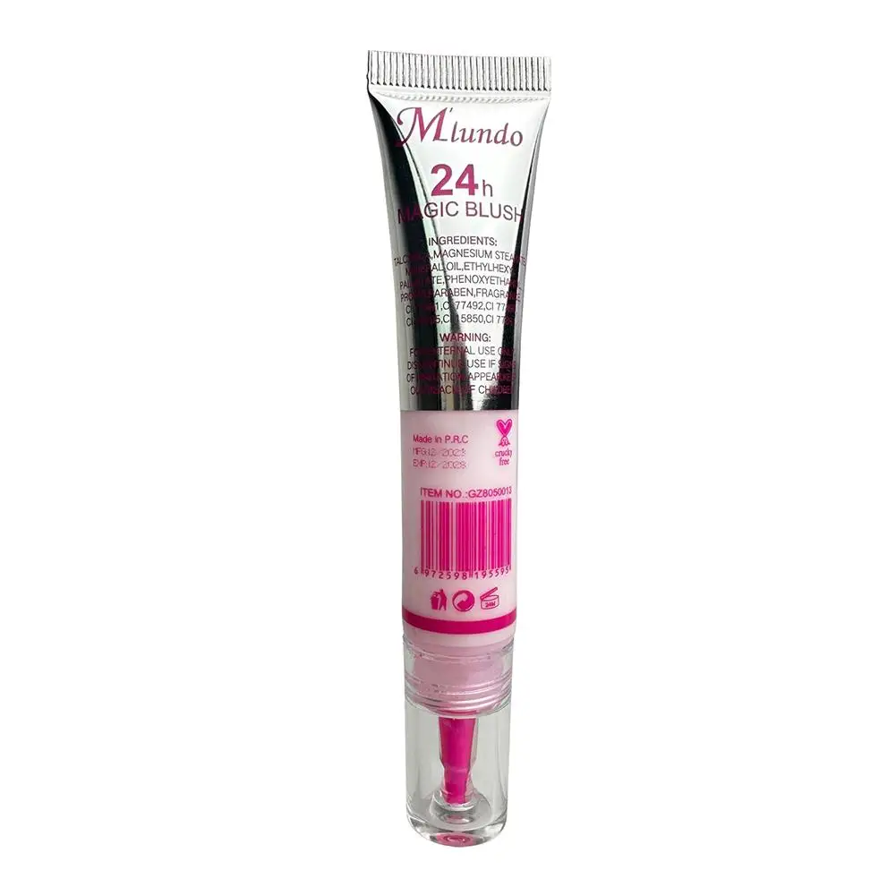 Varita de rubor de belleza, colorete facial líquido fácil, contorno Natural, resalte, barra de brillo, esponja para mejillas, crema para cabeza, tinte para ojos J7F8