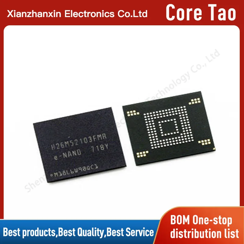 1pcs/lot H26M52103FMR H26M52103 52103 BGA153 EMMC 16GB Memory storage in stock