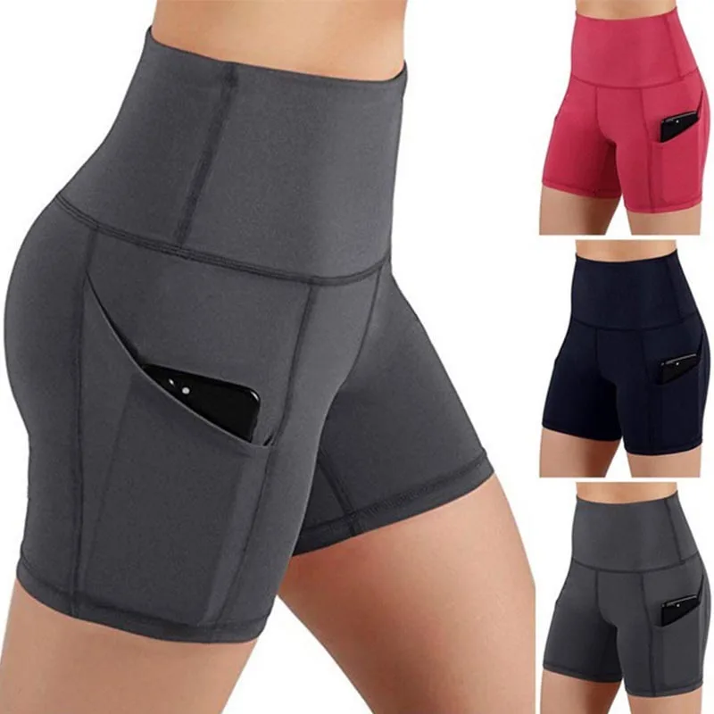 Summer Women Slimming Athleisure Shorts Seamless High Waist Hip Lift Sexy Yoga Pants Walking Cycling Push Ups Leggings