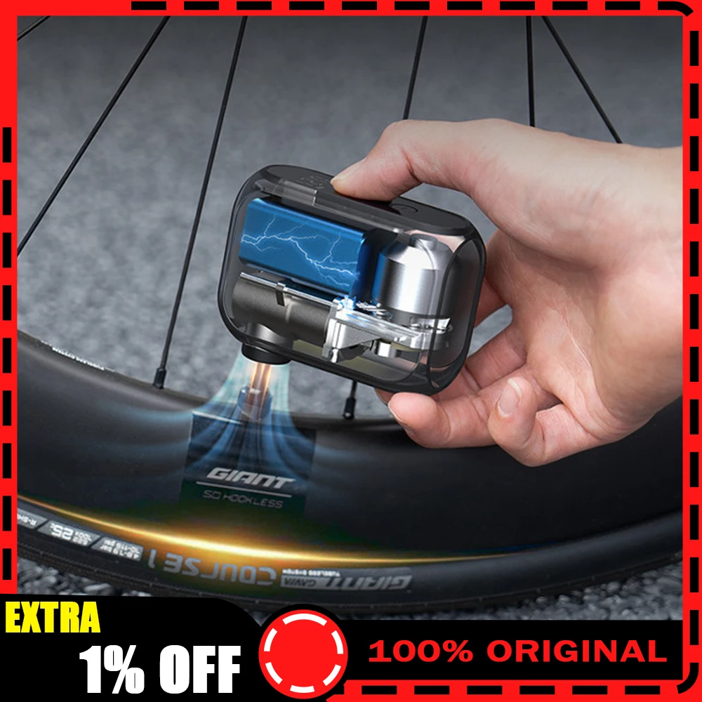 CYCPLUS AS210Max Mini Electric Bicycle Pump Portable High Pressure Smart Tire Inflator