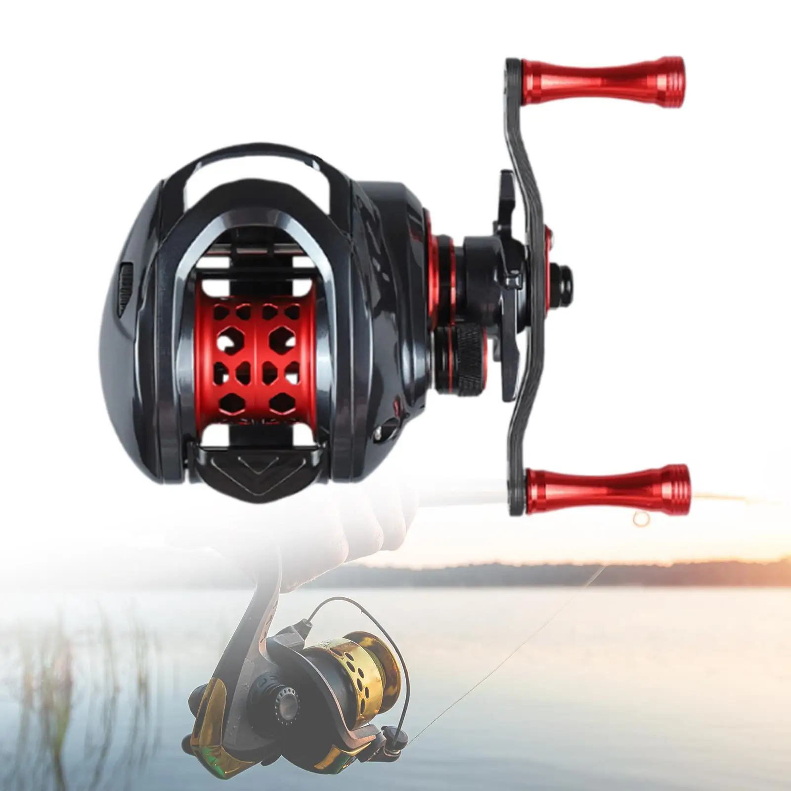 

Baitcasting Reel Fishing Tackle Fishing Reel for Trout River Outdoor Sports