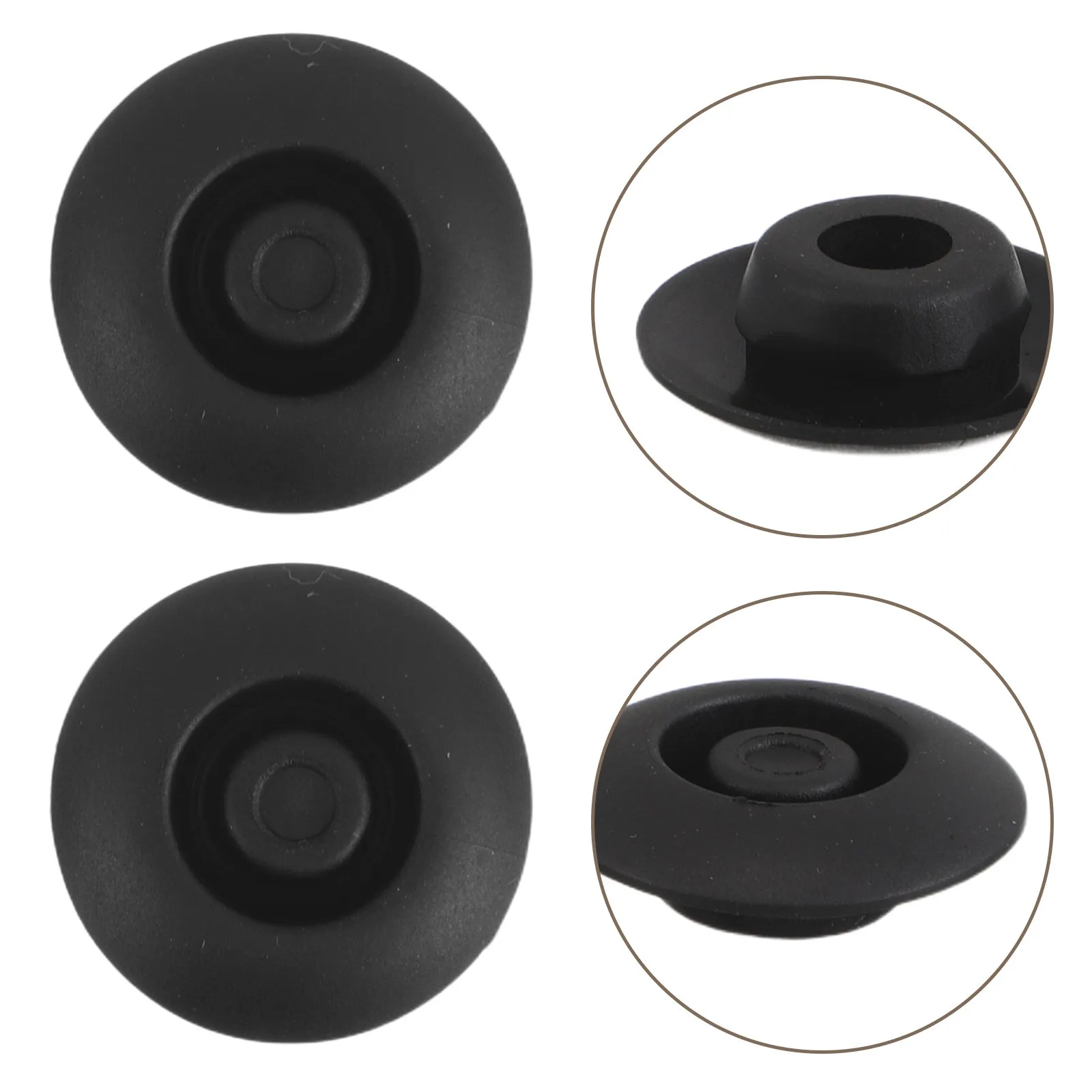24Pcs Rubber Expansion Plugs Automotive Waterproof Dustproof Hole Sealing Cap for Car Doors Outdoor Door Plug Hole Rings Round