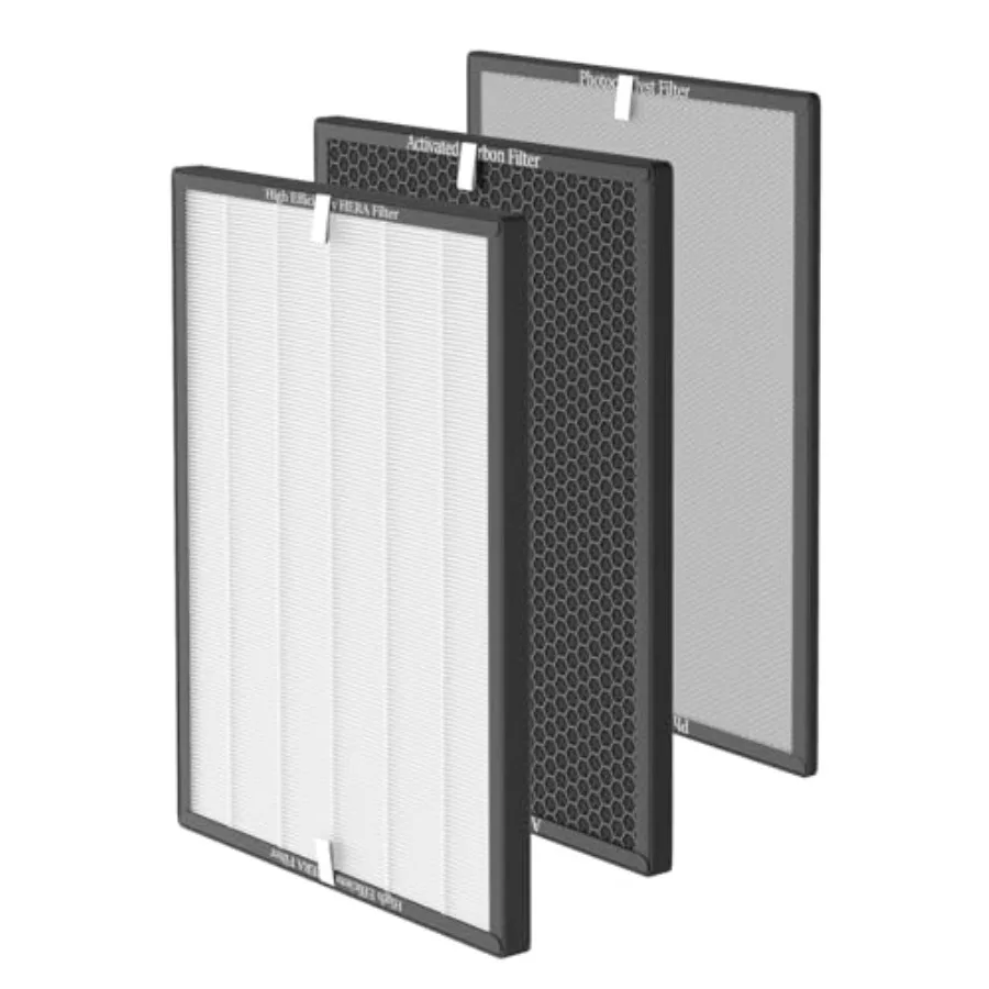 

Набор сменных фильтров 818, совместимый с высокоэффективными фильтрами очистителя воздуха Okaysou Apollo 818, активированным углем и полицейским