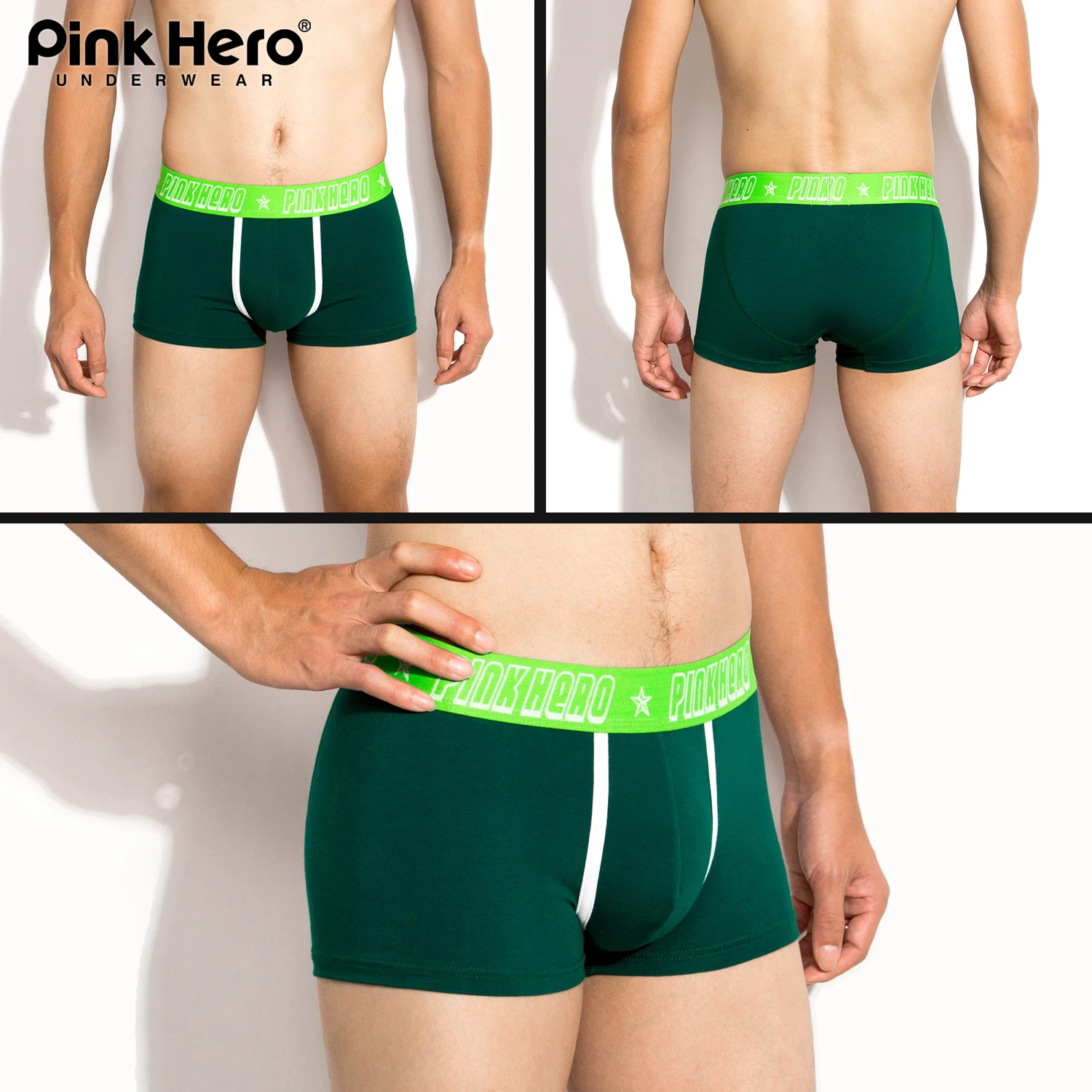 PINKHERO 268 Boxers For Men, Cotton Boxer Briefs Comfy And Soft Male Underpants And Men\'s Panties,Ropa Interior Hombre