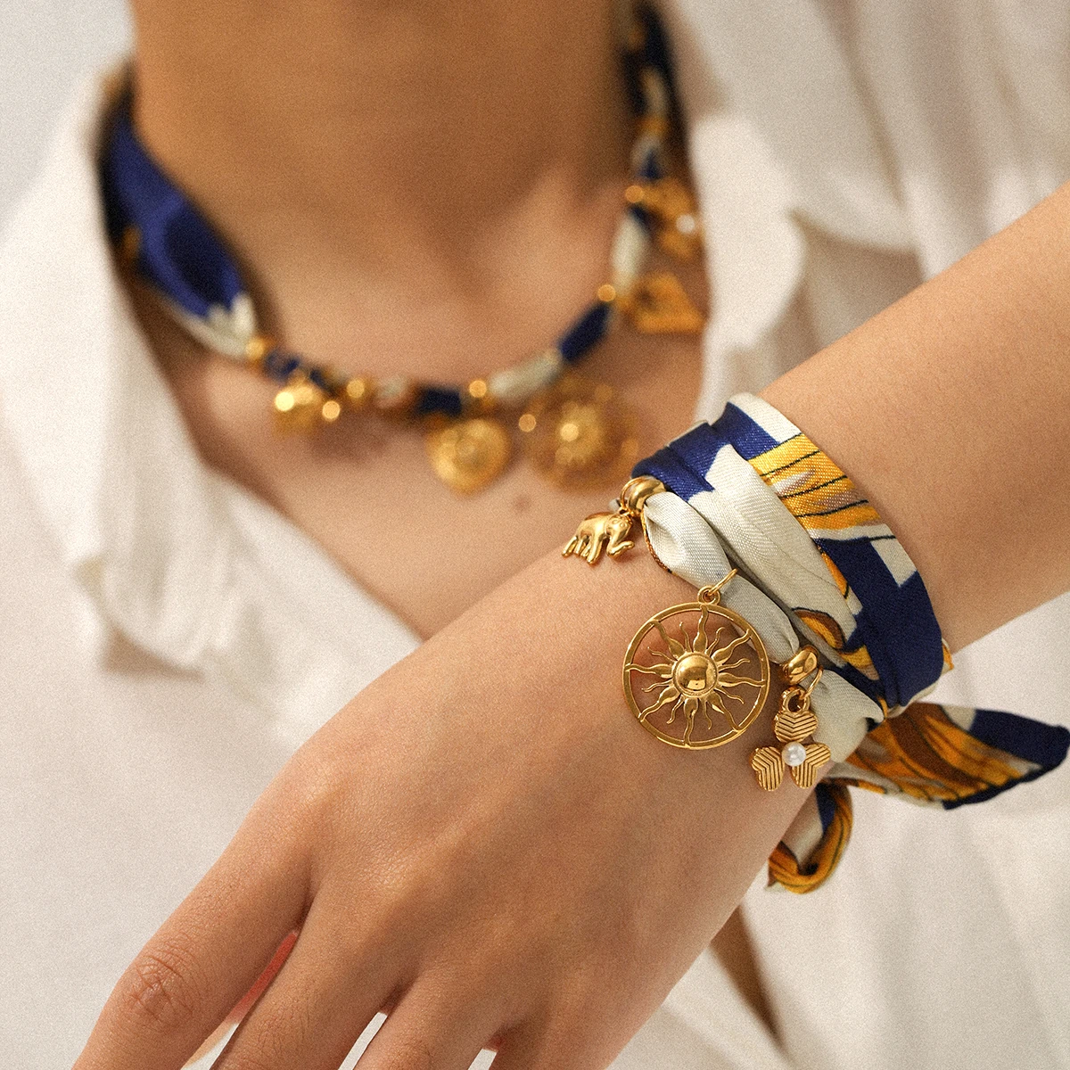 ชุดสร้อยคอและกำไลข้อมือผ้าไหมซ - Women'S Accessories Trends 2026 บทวิจารณ์และราคา