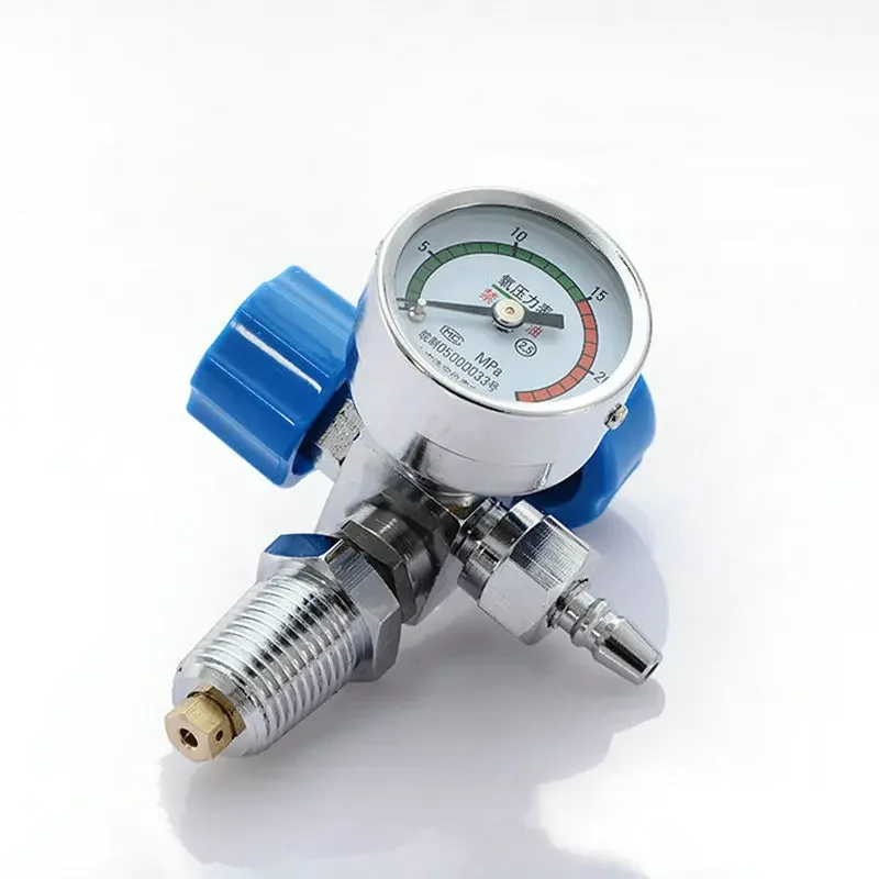 Promotion 4L bottle pressure gauge switch home oxygen meter accessories pressure reducing valve 2 3 4 7 L valve