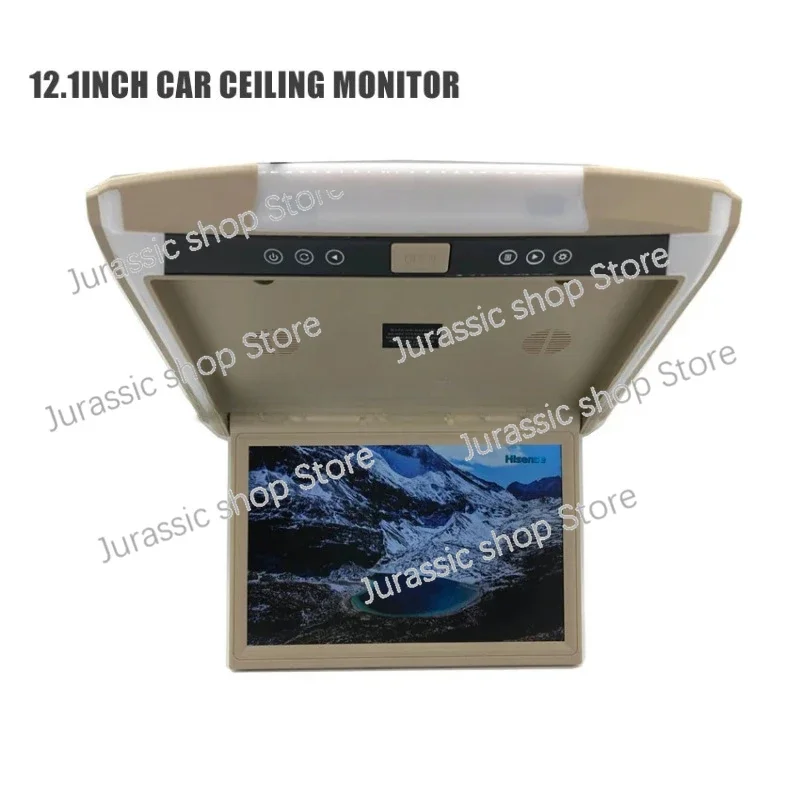 

Pantalla Para Carro Car Ceiling Monitor 12.1 Inch 1080P TFT LCD Car Flip Down Monitor Roof Mount MP5 Player Car Accessories
