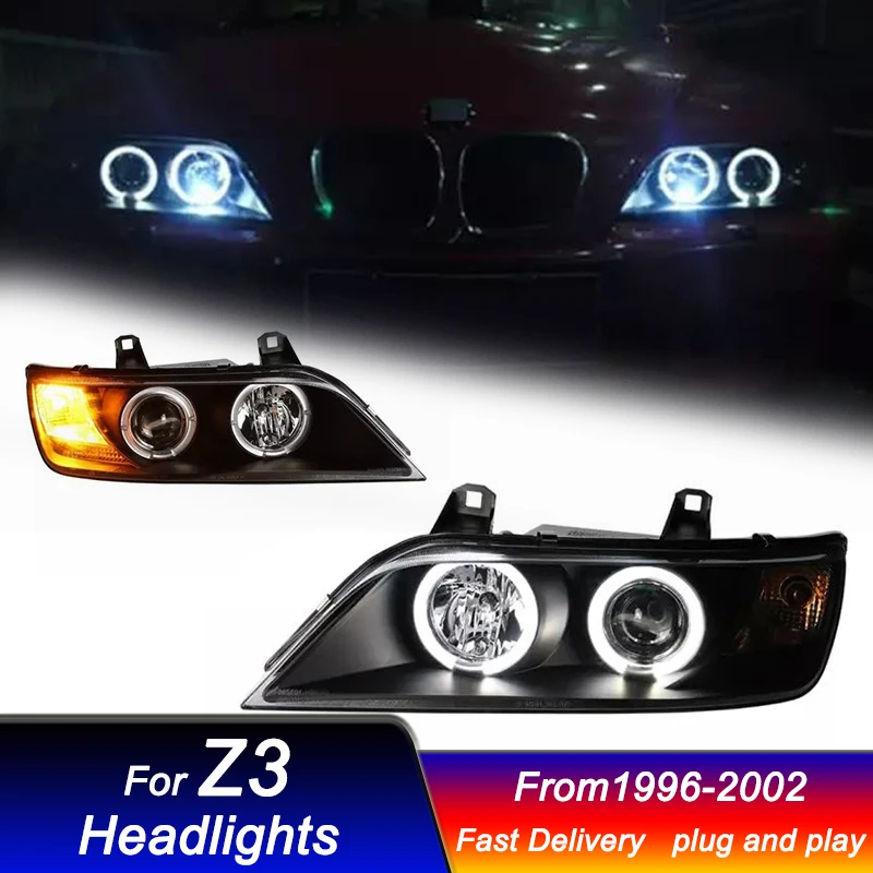 Car styling Headlights for BMW Z3 1996-2002 new style LED DRL Dynamic Signal Head Lamp Bi Xenon Beam Headlamp Accembly