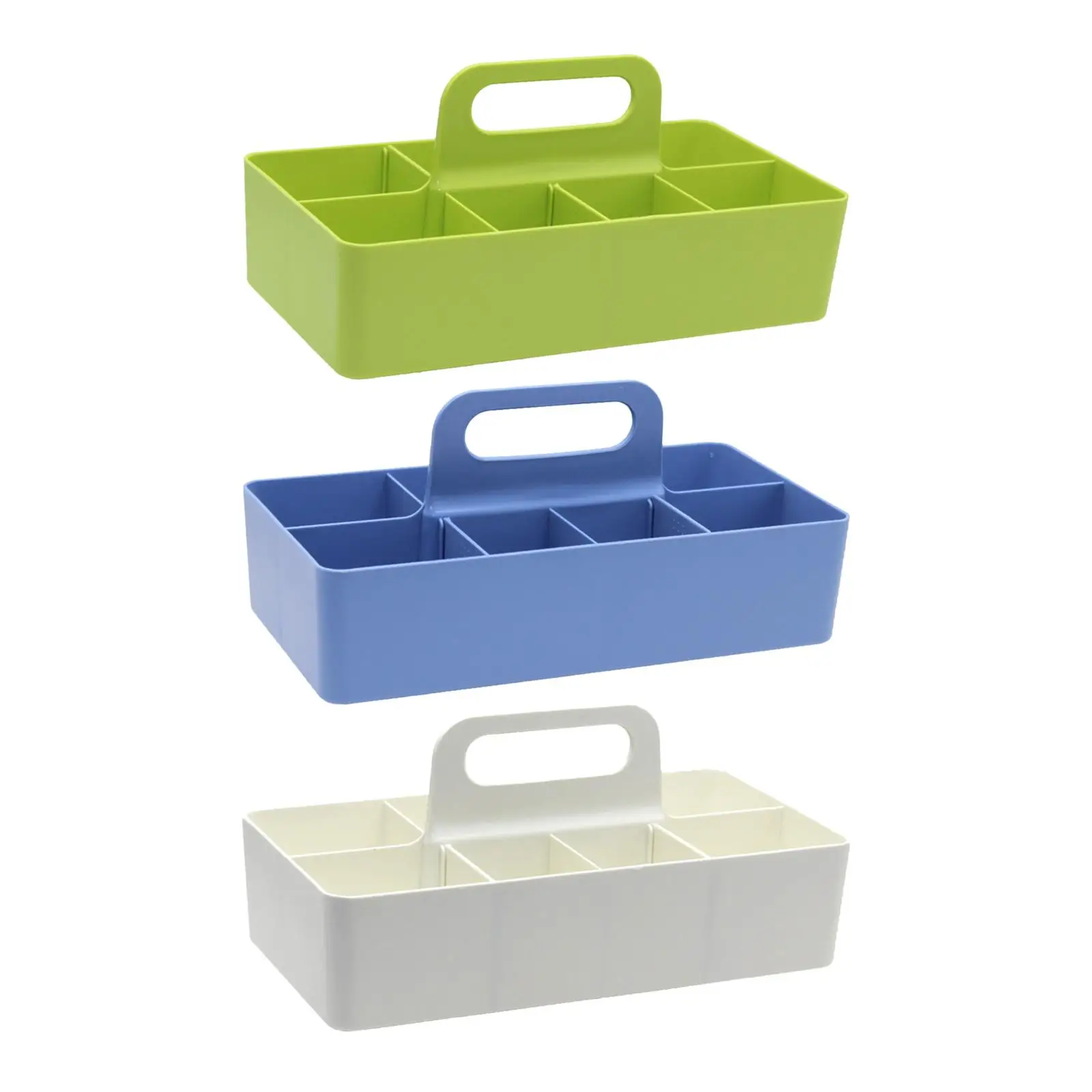 Plastic Storage Box Organizer Multi Grid with Handle Case Classification