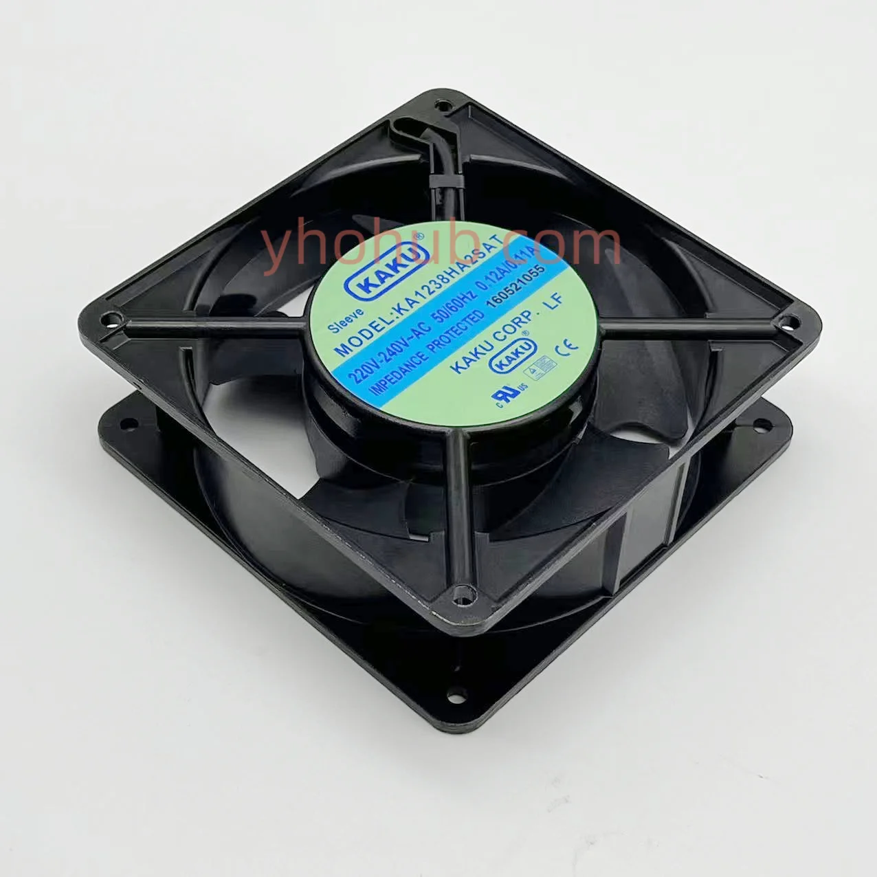 

KAKU KA1238HA2SAT AC 220V-240V 0.12/0.11A 120x120x38mm Server Cooling Fan