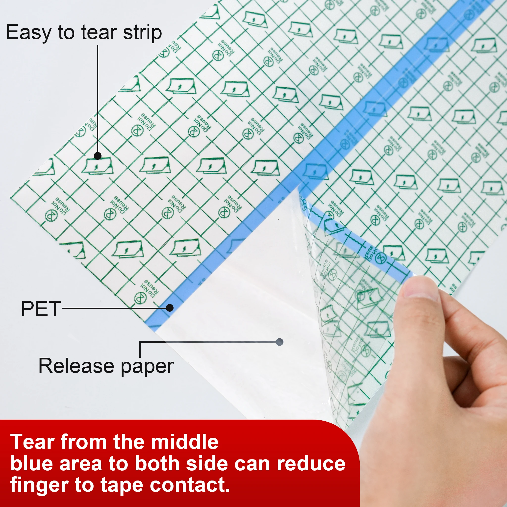 5M 2M Tattoo Repair Bandage Roll for Protecting Skin After Tattoo Transparent Waterproof PU Material Tattoo Accessories