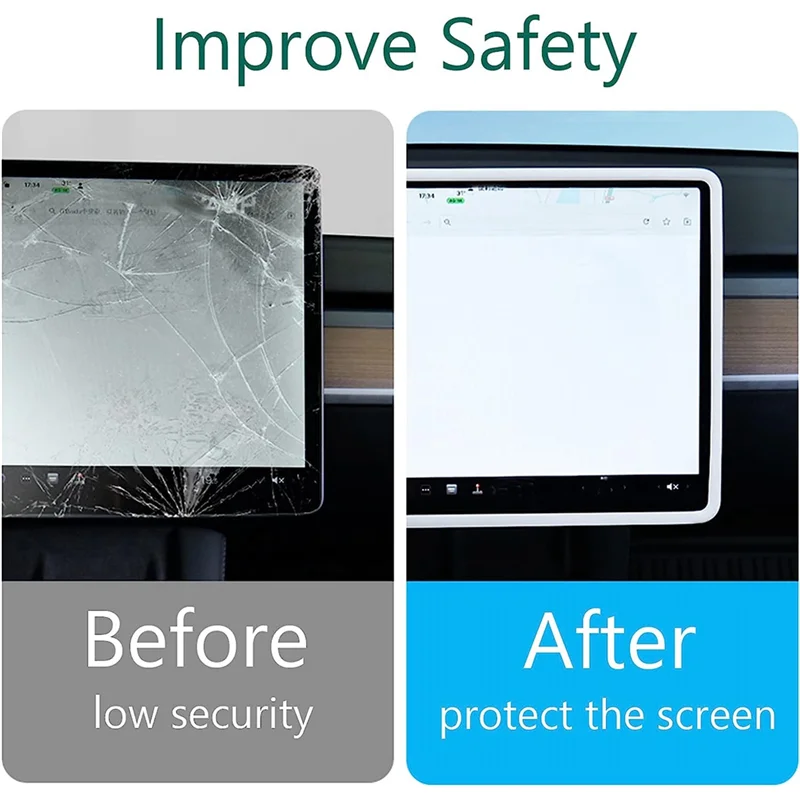 إطار واقي للشاشة لتسلا ، ديكور وحدة التحكم المركزية من السيليكون ، حماية بيضاء ، طراز 3 ، ملحقات طراز Y ، من من-من من من من السيليكون