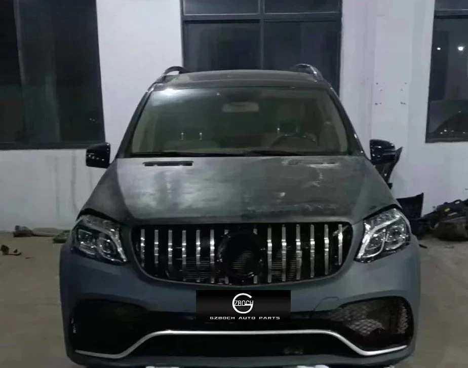 Обвесы для Mercedes-Benz GL-класса X164 смен на X166 GLS 63amg Передние автомобильные бамперы Задние автомобильные бамперы