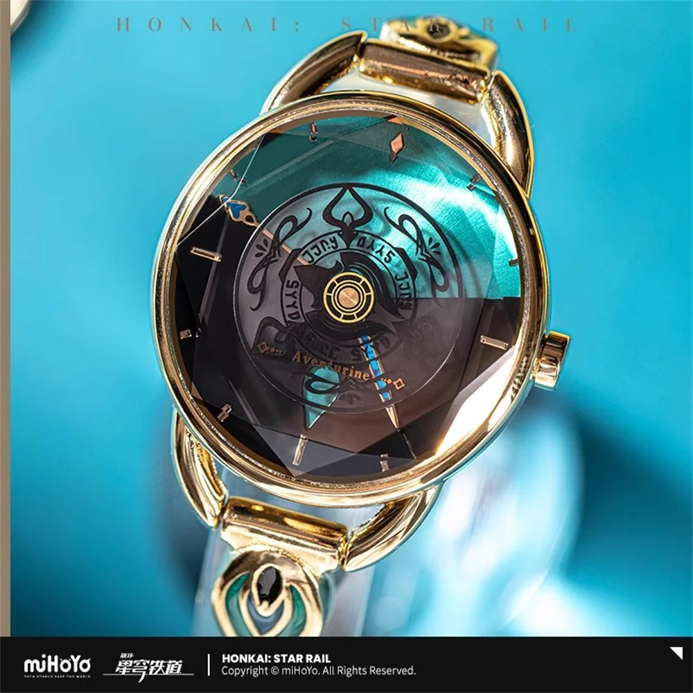 Official Original Game Honkai: Star Rail Aventurine Watch For Women Men Jewel Props Cosplay Couple Gift Pre-order