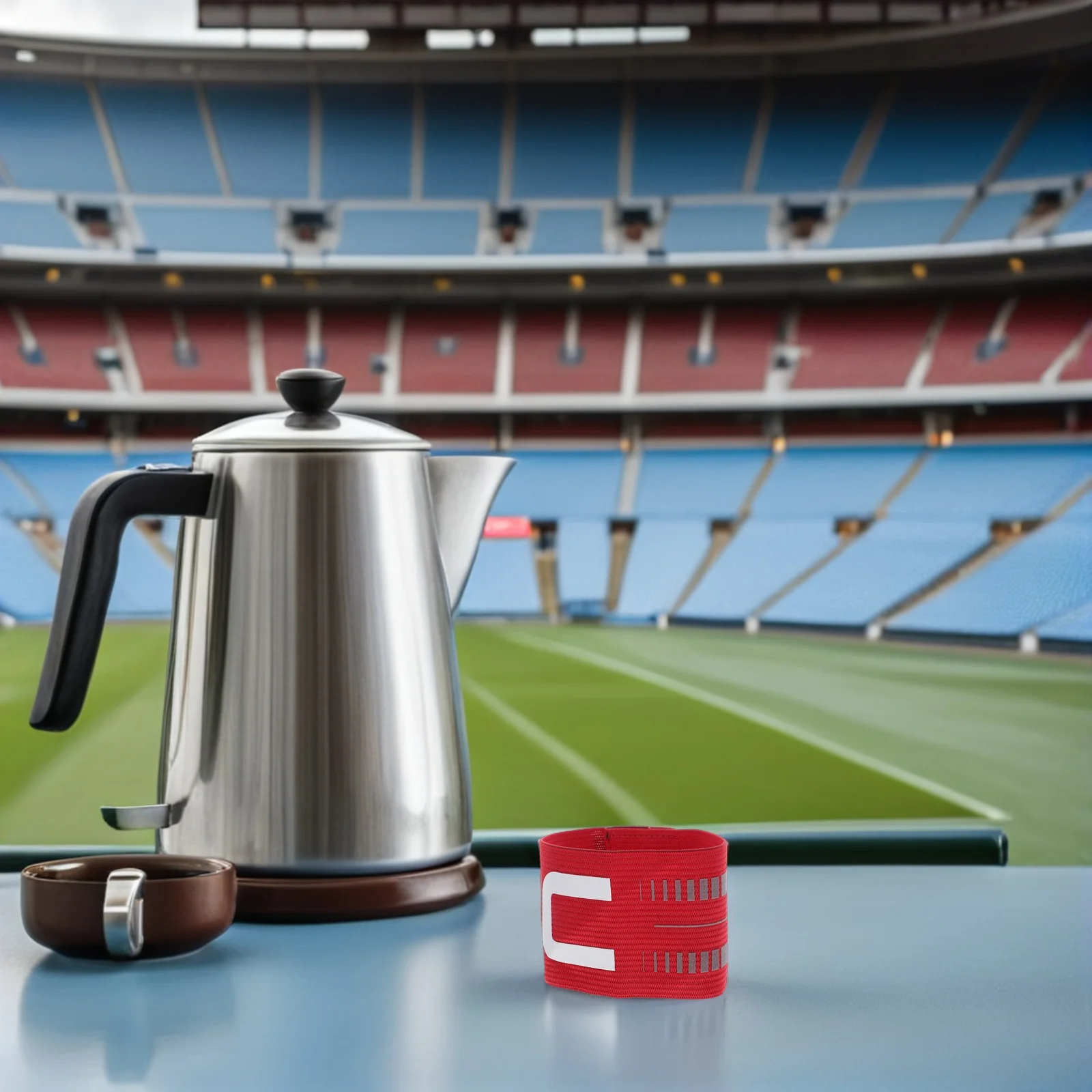 Braçadeira elástica ajustável para capitão de futebol, leve e respirável, faixa líder de equipe para jovens e adultos, braçadeira de capitão