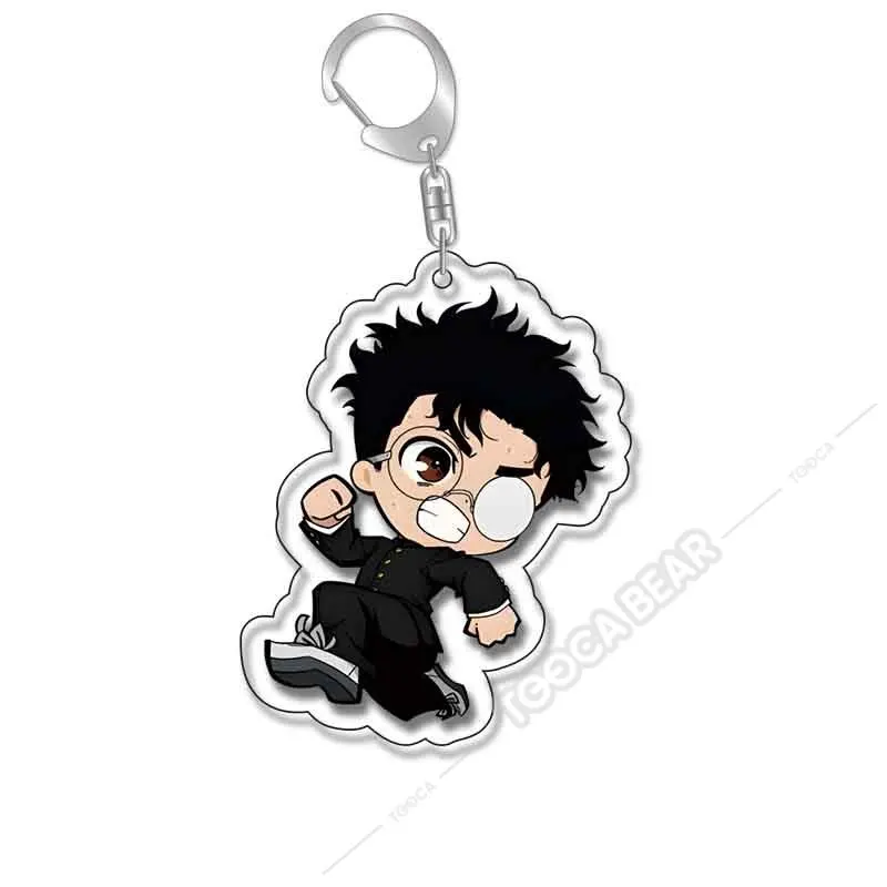 Anime Dandadan Keychain Momo Ayase Ken Takakura Okarun Cartoon Key Ring Keychains Jewelry Pendant Gift Accessories Acrylic