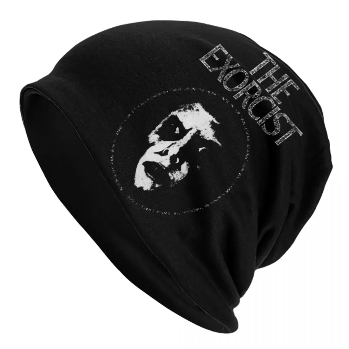 Men Retro The Exorcist Beanies Hat Merchandise Dustproof Horror Film Dual-use Bonnet Knitting Hats