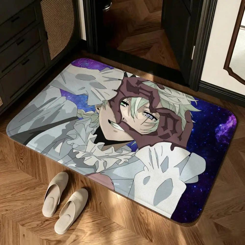 BSD Bungo Stray Dogs Nikolai Gogol Shower Room Absorbent Small Floor Mat Soft Comfortable Decorative Foot Mat