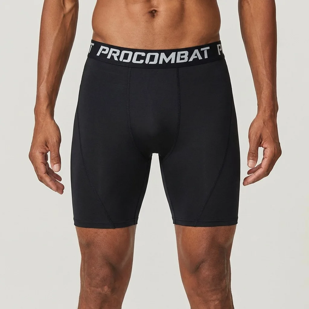 Men's 3-Piece Set Compression Shorts Tight Athletic Shorts Quick Dry Breathable Running Gym Workout Casual Sport Shorts