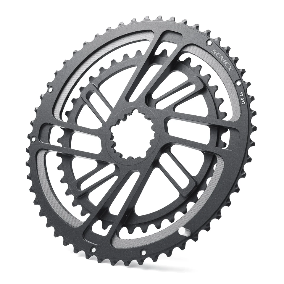 Senicx-ロードバイクダブルチェーンリング、9、10、11、12スピード、50