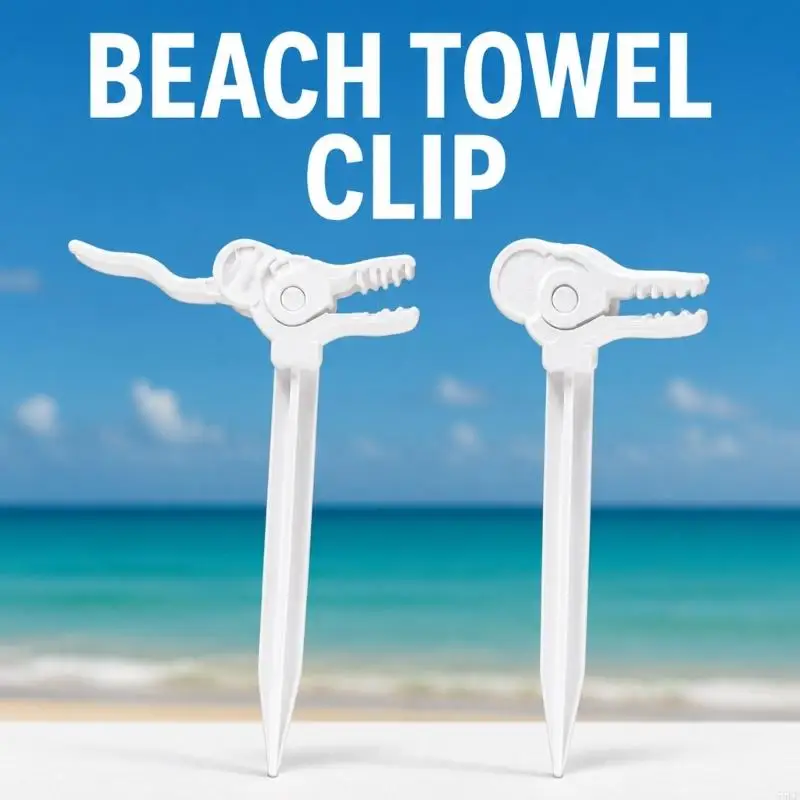 Towel Holders for Keeping Towels at the Beach or Poolside 55KF