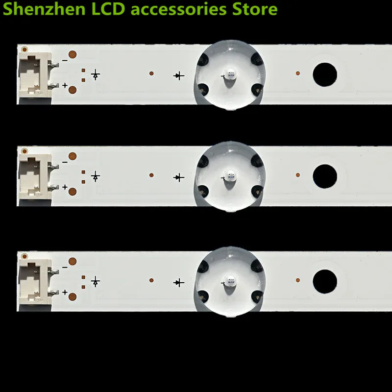 Đèn Nền LED Dải Cho LG Innotek 43Inch UHD 1Bar 24EA 43uh619v 43UH610V 43UH6030 UF64 UHD_A 43LH5700 43LH60FHD 3V 8LED 850MM