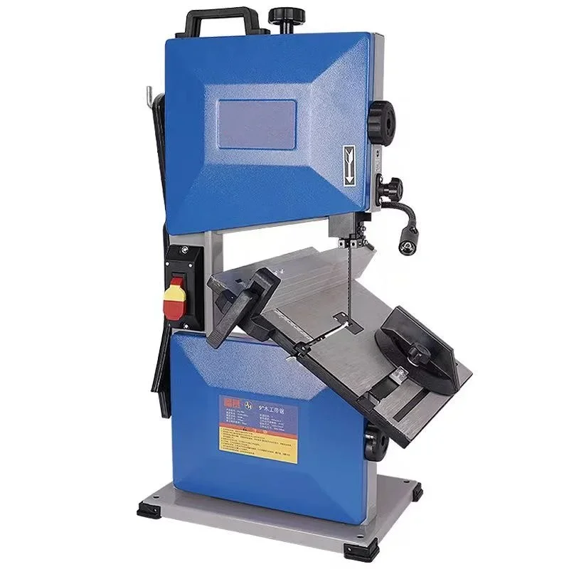10 Inch Bench Industrial Band Saw Machine Sawmill Low Noise Induction Dual Speeds Woodworking Band Saw MachineMotor Log Dual