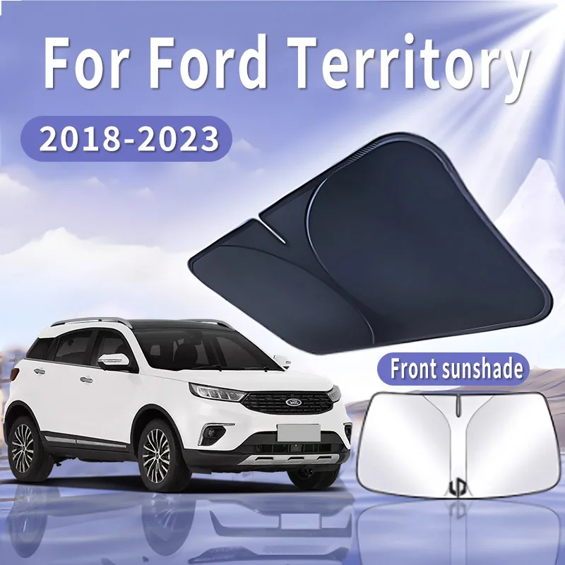 

Foldable Car Sun Visor For Ford Territory 2018~2023 Front Windshield Sunshade Heat Insulation Summer Cooling Auto Accessories