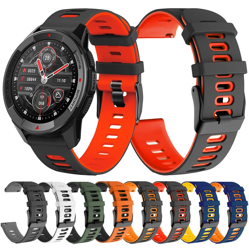 Replacement 22mm Wearable Soft Silicone Watchband For Mi bro Mibro Watch X1 A1 Strap Band Belt Bracelet Smartwatch Wristband