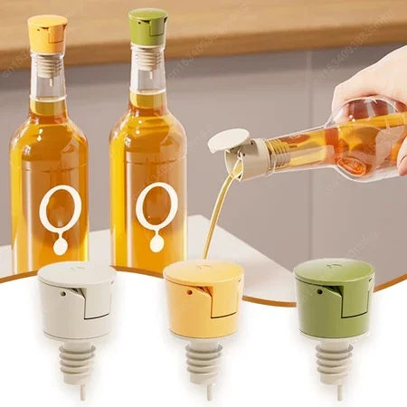 

1PC Multifuntional Bottle Stopper Cap Kitchen Household Dust-Proof Oil Bottle Sealed Lid Cooking Wine Bottle Mouth Kitchen Tools