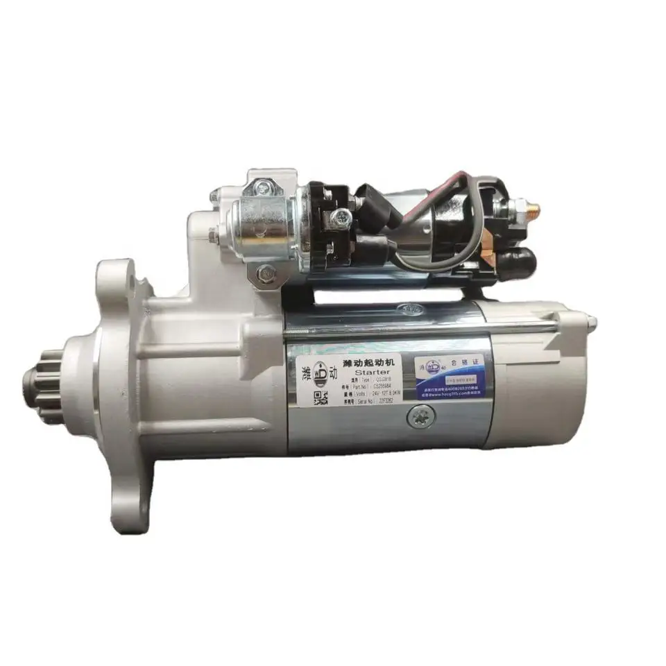 

4948058 5284085 QDJ2818 5256984 starter motor for dongfeng cummins engine 6CT NTA855 Shantui SD22 Bulldozer starter