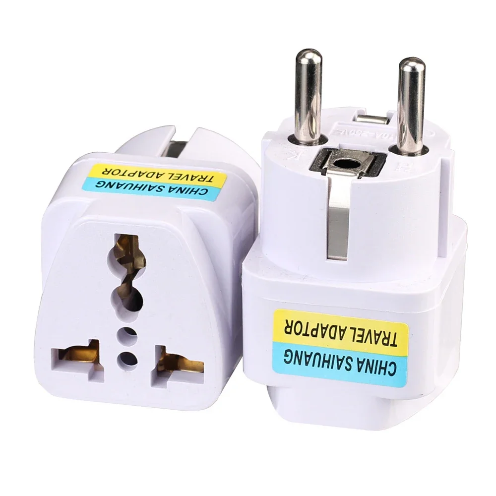 Universal Power Plug Converter - European AU EU To US UK Electrical Plug Adaptor for Travel in USA Israel Brazil Japan Korea