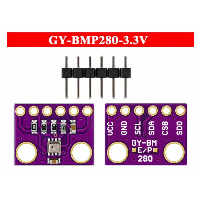 1-10PCS GY-BME280 BMP280 Sensor Module 3.3V 5V I2C SPI Temperature Humidity Barometric Pressure Sensor Board